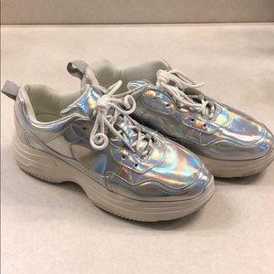 Metallic Sneakers